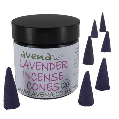 Lavender Avena Large Incense Cones 20